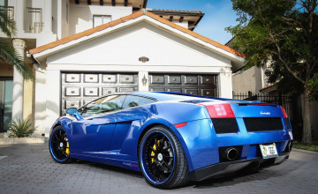 Картинка lamborghini автомобили гараж