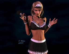 Картинка 3д графика people люди девушка