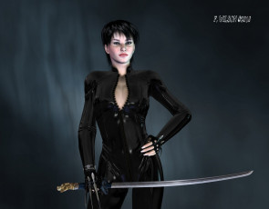 Картинка 3д графика people люди девушка