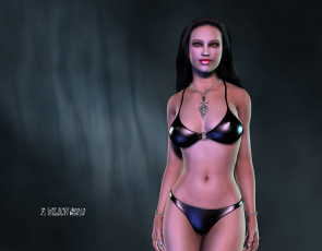 Картинка 3д графика people люди девушка