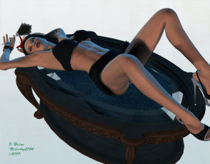 Картинка 3д графика people люди девушка