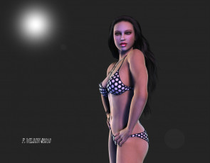 Картинка 3д графика people люди девушка