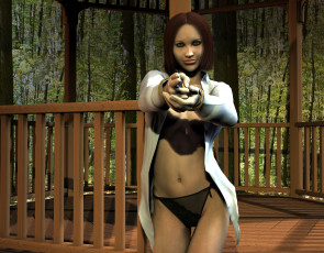 Картинка 3д графика people люди девушка