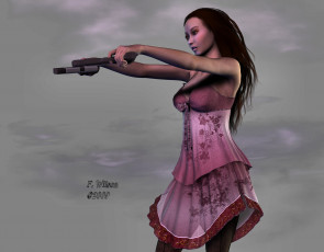 Картинка 3д графика people люди девушка