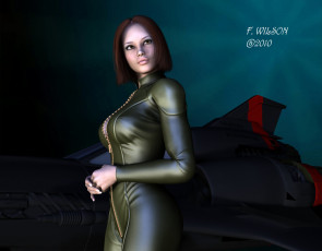 Картинка 3д графика people люди девушка