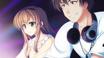 Картинка аниме atled everlasting song девушка фон парень