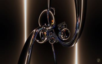 Картинка 3д графика fractal фракталы цвета узор фон