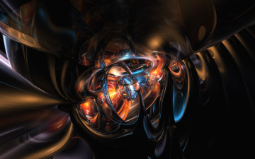 Картинка 3д графика fractal фракталы фон узор цвета