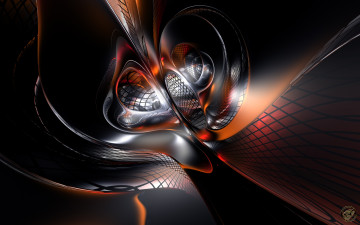 Картинка 3д графика fractal фракталы узор цвета фон