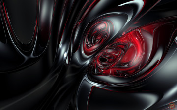 Картинка 3д графика fractal фракталы узор цвета фон