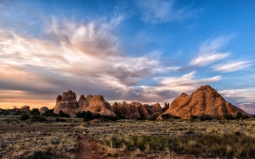 Картинка природа горы сша национальный парк арки