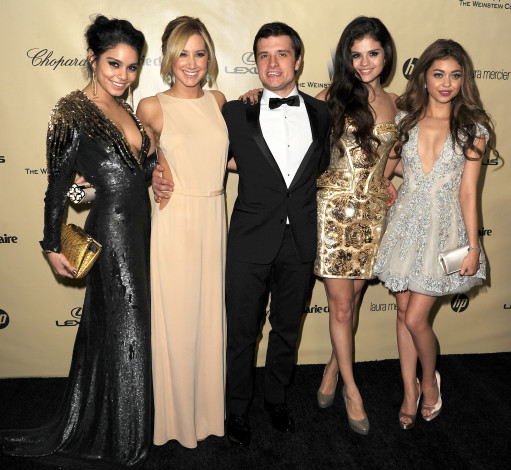 Обои картинки фото разное, знаменитости, selena, gomez, vanessa, hudgens, ashley, tisdale