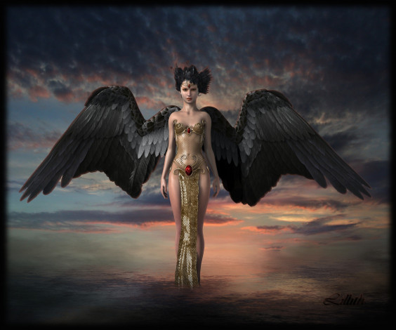 Обои картинки фото 3д, графика, angel, ангел