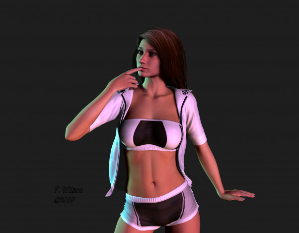 Обои картинки фото 3д, графика, people, люди, девушка