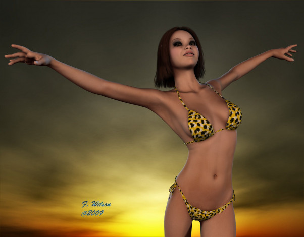 Обои картинки фото 3д, графика, people, люди, девушка