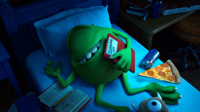 Обои картинки фото monsters, university, мультфильмы, университет, монстров