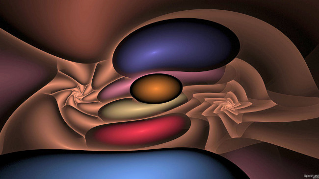 Обои картинки фото 3д, графика, fractal, фракталы, цвета, узор, фон