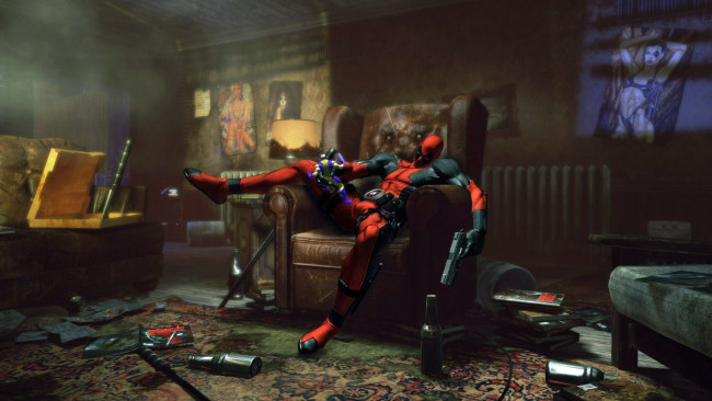 Обои картинки фото deadpool, the, game, видео, игры, персонаж