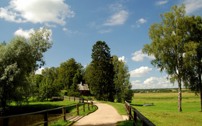 Обои картинки фото природа, дороги, дорога, деревья