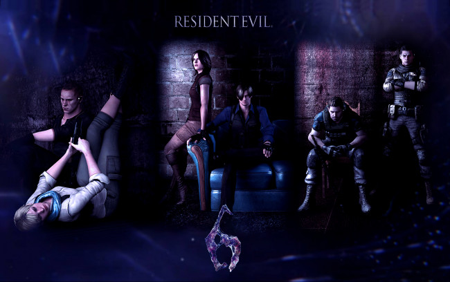 Обои картинки фото resident, evil, видео, игры, leon, scott, kennedy, jake, muller, sherry, birkin, piers, nivans, chris, redfield, helena, harper