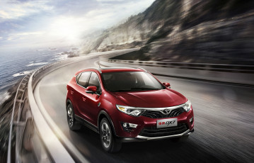 Картинка автомобили soueast красный 2015г dx7