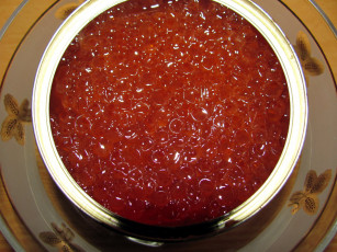 Картинка еда икра красная