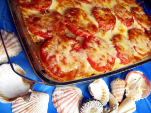 Картинка еда пицца мусака запеканка