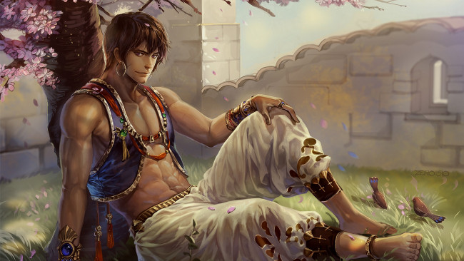 Обои картинки фото фэнтези, люди, парень