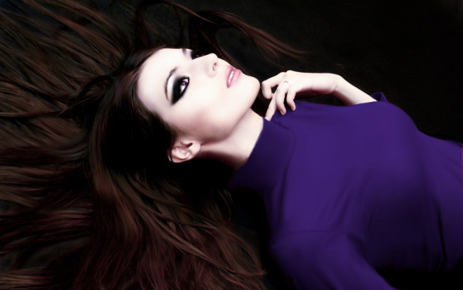 Обои картинки фото девушки, -unsort , брюнетки,  шатенки, шатенка, волосы, свитер