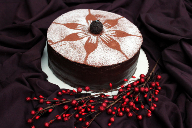 Обои картинки фото еда, торты, шоколадный