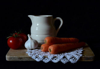 Картинка еда натюрморт овощи кувшин томаты помидоры