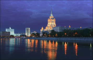 Картинка города москва+ россия гостиница отель рэдиссон ройал москва