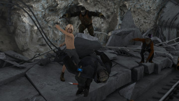 Картинка 3д+графика фантазия+ fantasy фон взгляд парень обезьяны