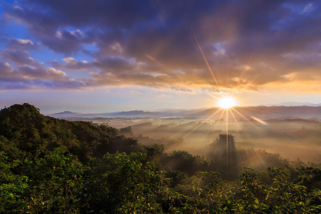 Обои картинки фото природа, восходы, закаты, рассвет