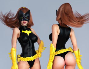 обоя 3д графика, люди , people, девушка, фон, взгляд