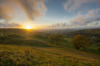 Картинка природа восходы закаты простор