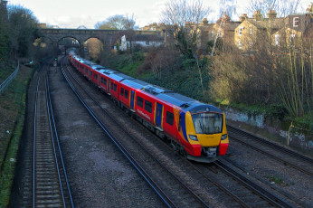 Картинка техника поезда состав локомотив