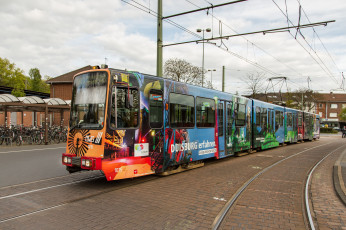 Картинка техника трамваи трамвай рельсы