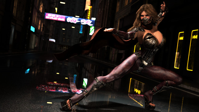 Обои картинки фото 3д графика, фантазия , fantasy, девушка, взгляд, фон