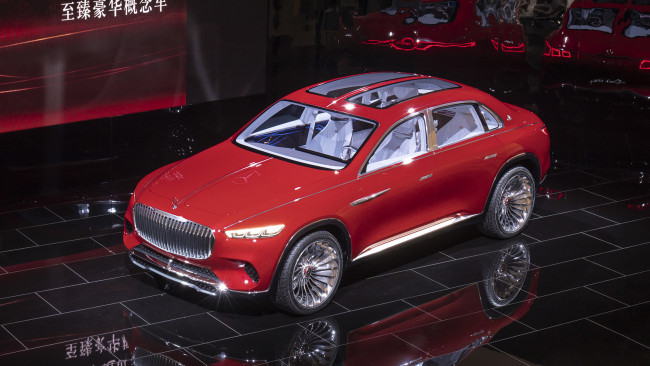 Обои картинки фото mercedes-maybach vision ultimate luxury suv concept 2018, автомобили, выставки и уличные фото, suv, luxury, ultimate, 2018, concept, vision, mercedes-maybach