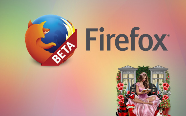 Обои картинки фото компьютеры, mozilla firefox, фон, логотип
