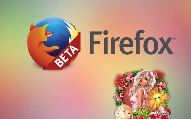 Обои картинки фото компьютеры, mozilla firefox, фон, логотип