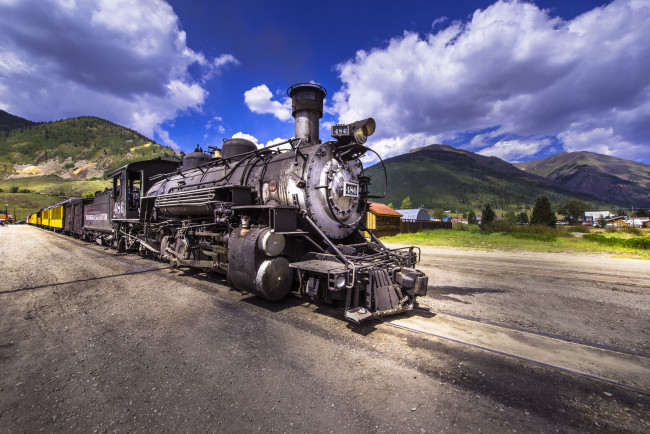 Обои картинки фото техника, паровозы, локомотив, состав