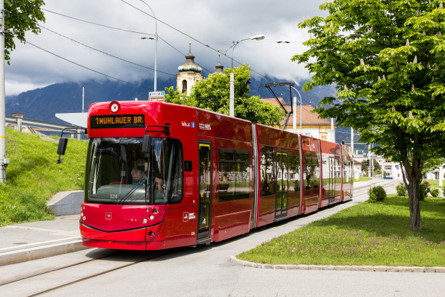 Обои картинки фото техника, трамваи, трамвай, рельсы