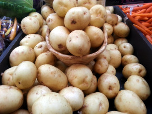 Картинка еда картофель молодой клубни