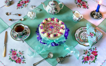 Картинка еда натюрморт стол чайный