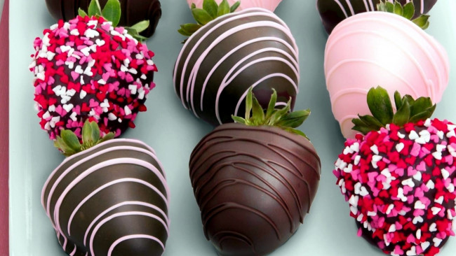 Обои картинки фото еда, клубника,  земляника, десерт