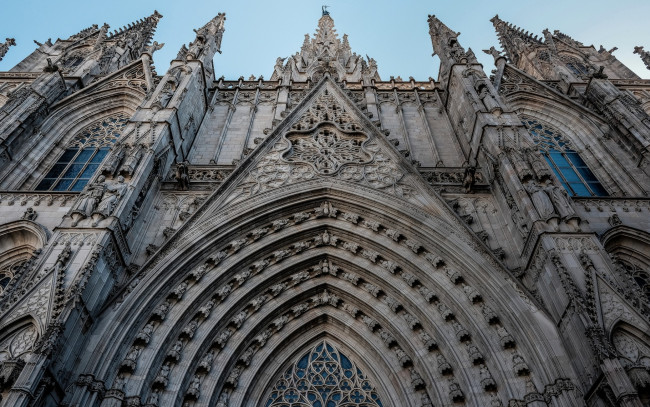 Обои картинки фото города, барселона , испания, собор