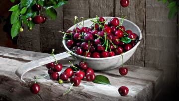 Картинка еда вишня +черешня вишни