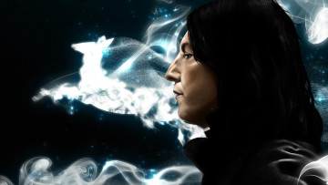 Картинка рисованное кино +мультфильмы северус снейп лицо профессор патронус